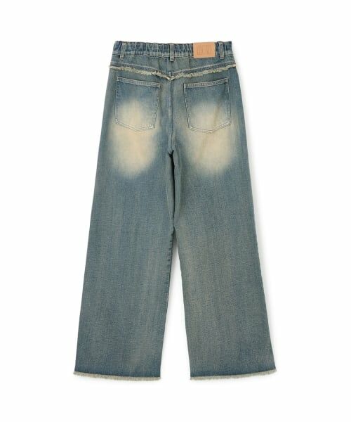 Lovetoxic / ラブトキシック その他パンツ | スタッズフリンジデニムパンツ | 詳細10