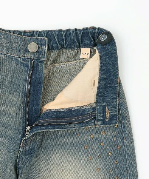 Lovetoxic / ラブトキシック その他パンツ | スタッズフリンジデニムパンツ | 詳細12