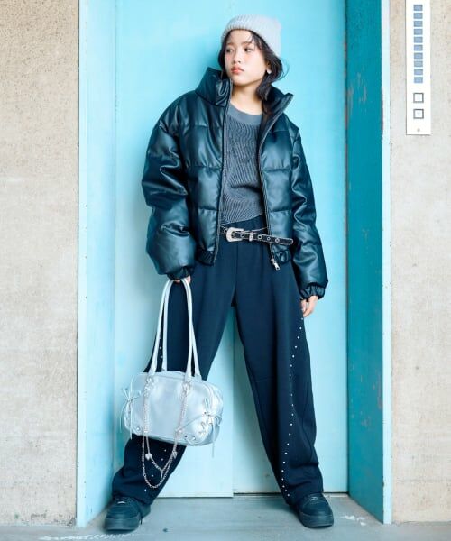 Lovetoxic / ラブトキシック その他パンツ | 【LTXC】【起毛】スタッズカーブスウェットパンツ | 詳細2