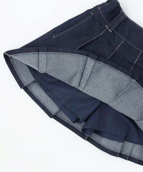 Lovetoxic / ラブトキシック ショート・ハーフ・半端丈パンツ | 【LTXC】美脚見えベルトつきデニムプリーツスカート | 詳細17