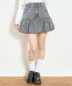 Lovetoxic / ラブトキシック ショート・ハーフ・半端丈パンツ | 【LTXC】デニムバルーンスカート