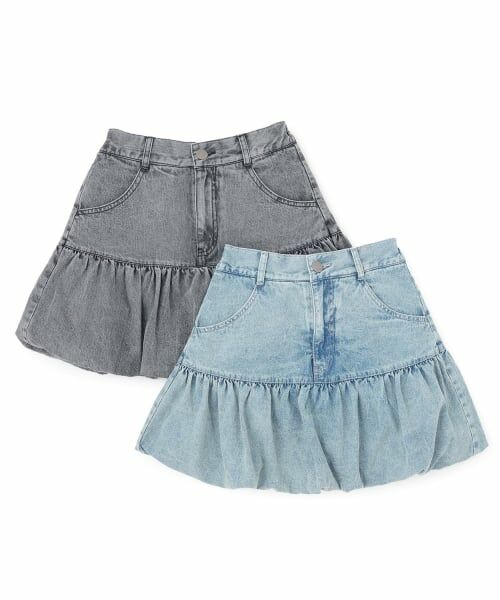 Lovetoxic / ラブトキシック ショート・ハーフ・半端丈パンツ | 【LTXC】デニムバルーンスカート | 詳細5