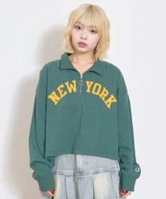 Lovetoxic / ラブトキシック スウェット | 【Champion】ハーフZIPプルオーバー