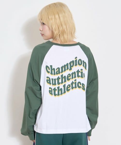 Lovetoxic / ラブトキシック Tシャツ | 【Champion】【綿100％】ラグラン長T | 詳細1