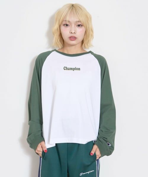 Lovetoxic / ラブトキシック Tシャツ | 【Champion】【綿100％】ラグラン長T | 詳細2