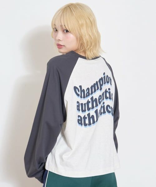 Lovetoxic / ラブトキシック Tシャツ | 【Champion】【綿100％】ラグラン長T | 詳細5