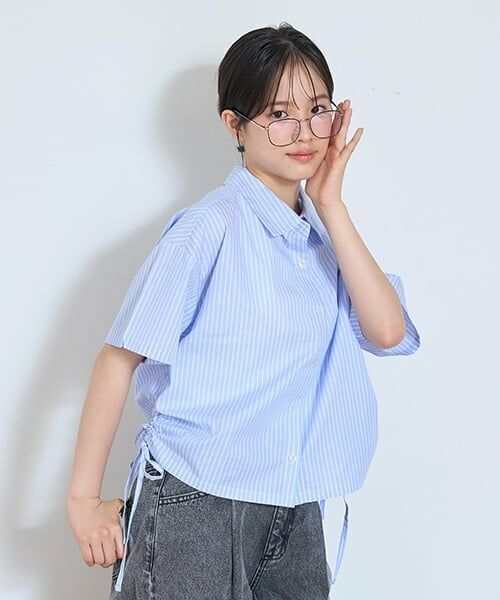 Lovetoxic / ラブトキシック シャツ・ブラウス | 【LTXC】サイドドロスト半袖シャツ | 詳細2