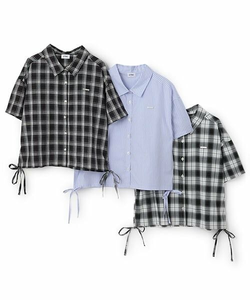 Lovetoxic / ラブトキシック シャツ・ブラウス | 【LTXC】サイドドロスト半袖シャツ | 詳細4