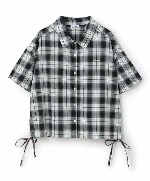 Lovetoxic / ラブトキシック シャツ・ブラウス | 【LTXC】サイドドロスト半袖シャツ | 詳細5