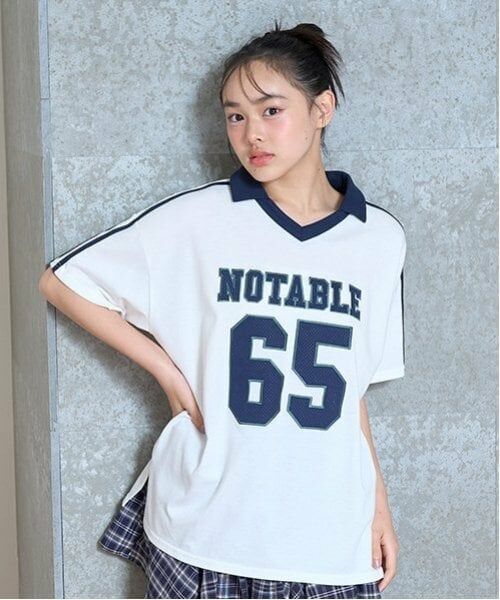 Lovetoxic / ラブトキシック Tシャツ | 【LTXC】【吸水速乾/さらさら】メッシュナンバーTシャツ（オフ ホワイト）