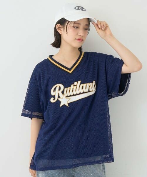 Lovetoxic / ラブトキシック Tシャツ | 【LTXC】メッシュレイヤードルーズT（紺）