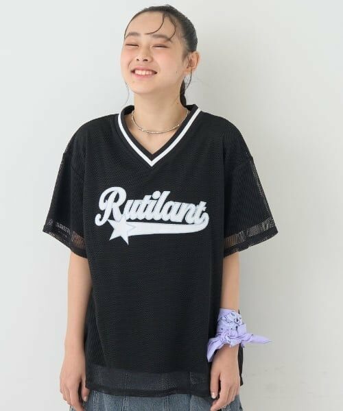 Lovetoxic / ラブトキシック Tシャツ | 【LTXC】メッシュレイヤードルーズT（黒）