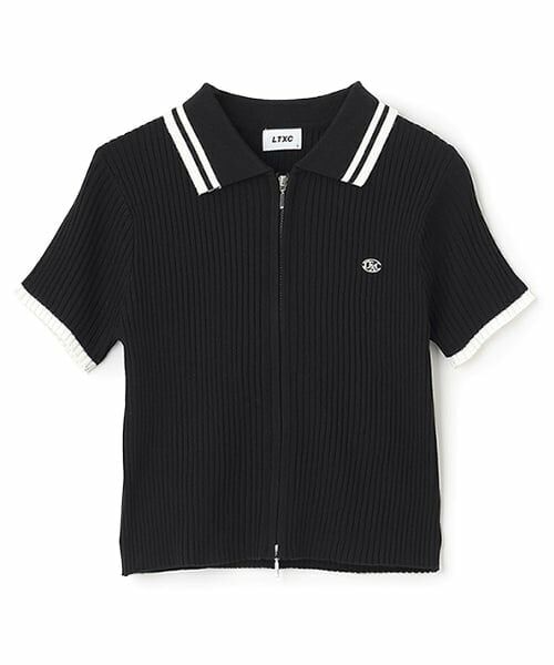 Lovetoxic / ラブトキシック ニット・セーター | 【LTXC】半袖衿ラインジップニット | 詳細10