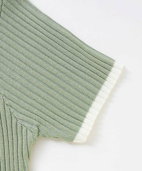 Lovetoxic / ラブトキシック ニット・セーター | 【LTXC】半袖衿ラインジップニット | 詳細4