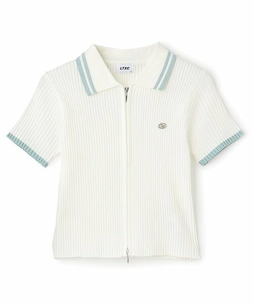 Lovetoxic / ラブトキシック ニット・セーター | 【LTXC】半袖衿ラインジップニット | 詳細8