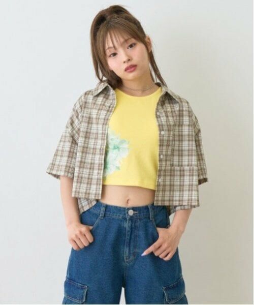 Lovetoxic / ラブトキシック シャツ・ブラウス | 【LTXC】【Dリーグ参戦チーム/CHANGE RAPTURES/AYUMI】半袖シャツ（茶）