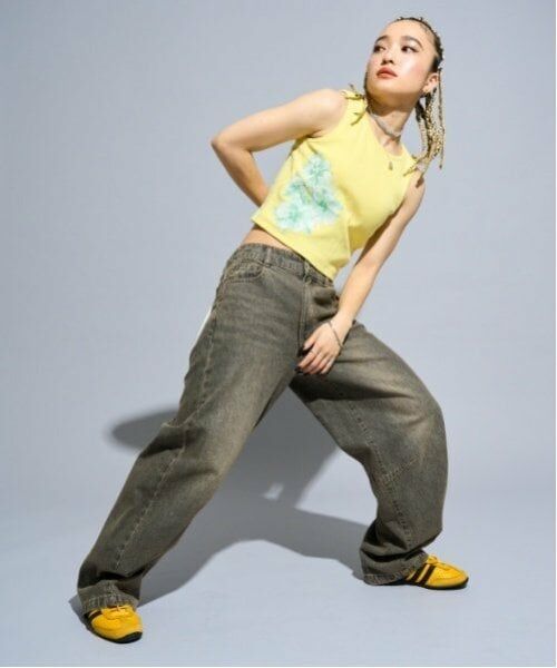 Lovetoxic / ラブトキシック キャミソール・チューブトップ | 【LTXC】【Dリーグ参戦チーム/CHANGE RAPTURES/AYUMI】カップつきタンクトップ（黄）