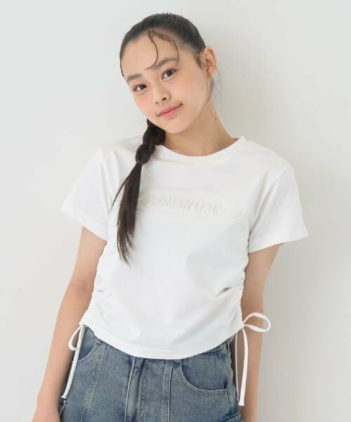Lovetoxic / ラブトキシック Tシャツ | 【LTXC】【接触冷感/ひんやり】エンボスドロストTシャツ（オフ ホワイト）