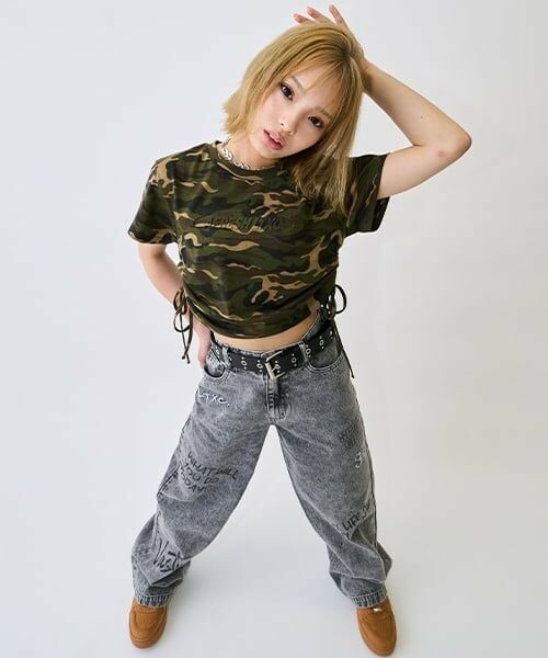 Lovetoxic / ラブトキシック Tシャツ | 【LTXC】【接触冷感/ひんやり】エンボスドロストTシャツ | 詳細13