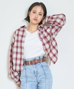 Lovetoxic / ラブトキシック シャツ・ブラウス | 【LTXC】インナーつきチェックシャツ