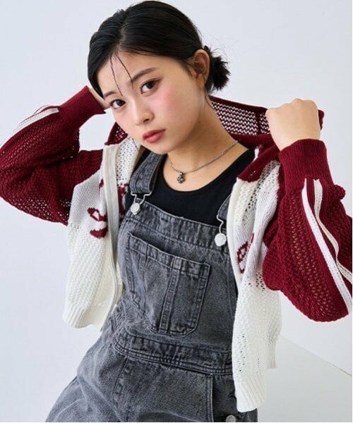 Lovetoxic / ラブトキシック パーカー | 【LTXC】メッシュラグランZIPパーカ | 詳細1