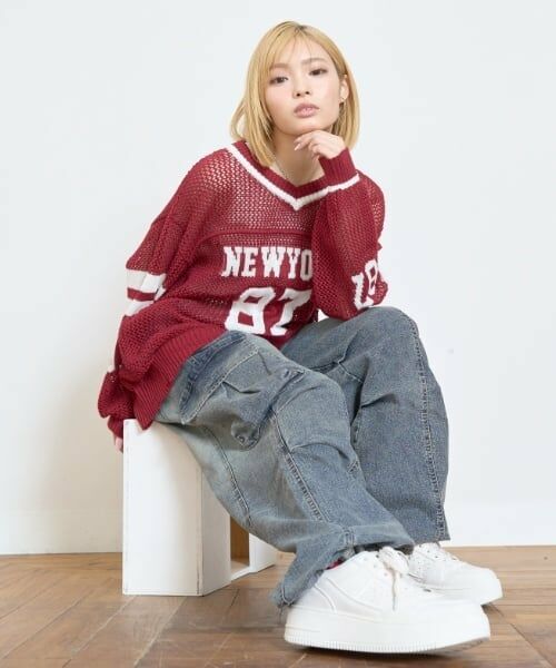 Lovetoxic / ラブトキシック ニット・セーター | 【LTXC】メッシュナンバーニットセット | 詳細1