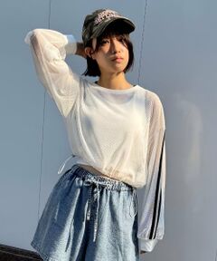 Lovetoxic / ラブトキシック Tシャツ | 【LTXC】インナーつきメッシュTシャツ