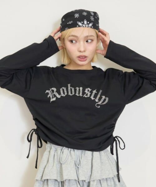 Lovetoxic / ラブトキシック Tシャツ | 【LTXC/速乾】ラインストーンTシャツ（黒）