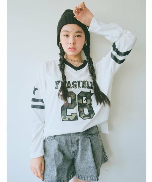 Lovetoxic / ラブトキシック Tシャツ | 【LTXC/速乾】ナンバールーズTシャツ（オフ ホワイト）