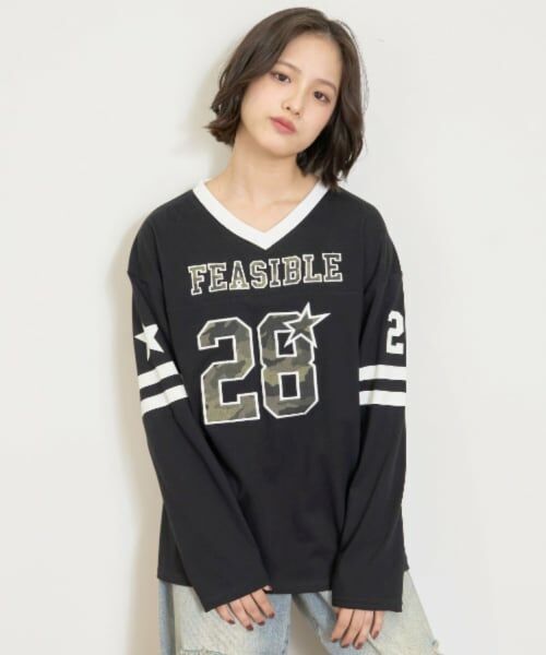 Lovetoxic / ラブトキシック Tシャツ | 【LTXC/速乾】ナンバールーズTシャツ（黒）