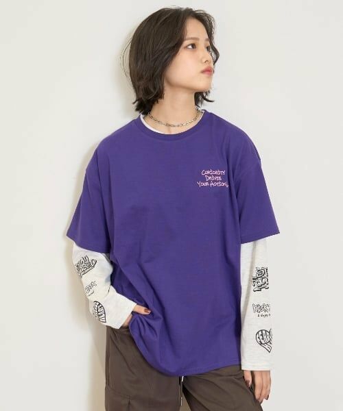 Lovetoxic / ラブトキシック Tシャツ | 【LTXC/速乾】ルーズTシャツレイヤードセット | 詳細5