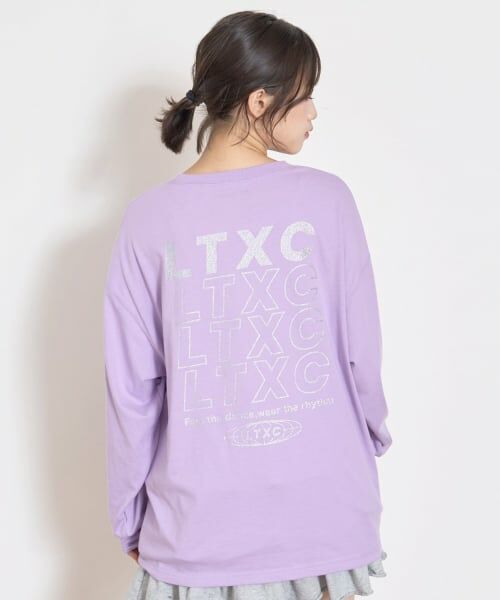 Lovetoxic / ラブトキシック Tシャツ | 【LTXC/速乾】ネオンカラールーズTシャツ（ラベンダー）