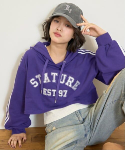 Lovetoxic / ラブトキシック パーカー | 【LTXC/速乾】短丈パーカインナーSET（パープル）