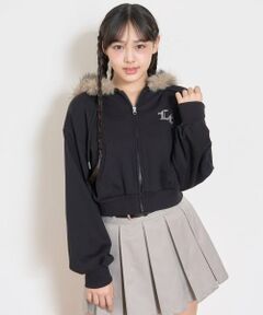 Lovetoxic / ラブトキシック パーカー | 【LTXC】【セット可】ファー2WAYZIPパーカ