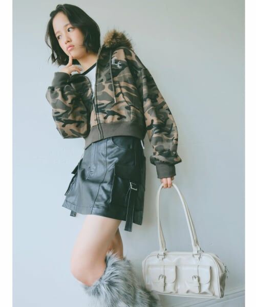 Lovetoxic / ラブトキシック パーカー | 【LTXC】【セット可】ファー2WAYZIPパーカ | 詳細1