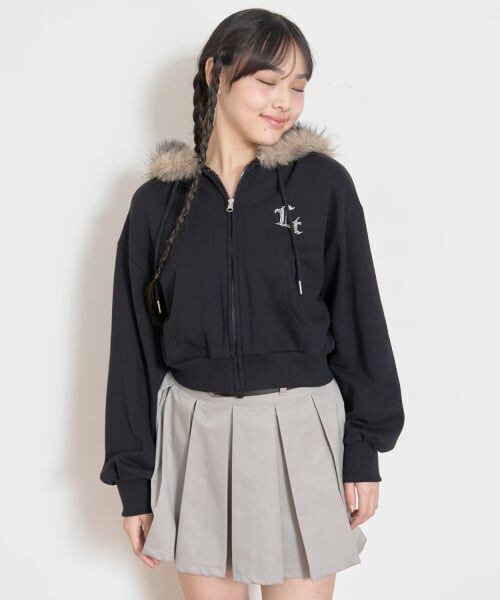 Lovetoxic / ラブトキシック パーカー | 【LTXC】【セット可】ファー2WAYZIPパーカ | 詳細3