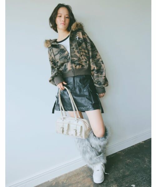 Lovetoxic / ラブトキシック パーカー | 【LTXC】【セット可】ファー2WAYZIPパーカ（マルチ）