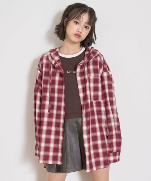 Lovetoxic / ラブトキシック パーカー | 【LTXC】チェックシャツパーカ | 詳細11
