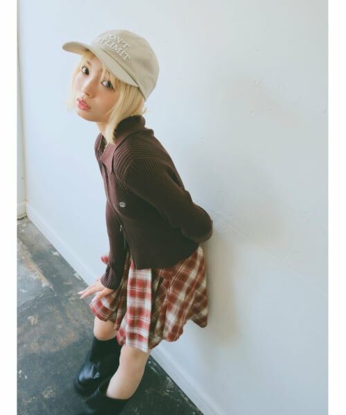 Lovetoxic / ラブトキシック カーディガン・ボレロ | 【LTXC】リブWZIPカーディガン | 詳細1