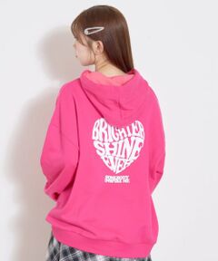 Lovetoxic / ラブトキシック パーカー | 【秒かわトップス】【LTXC】プクプクハートルーズパーカー