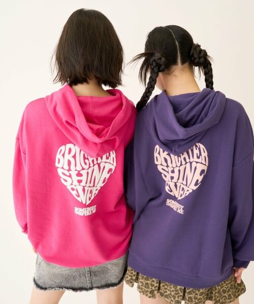 Lovetoxic / ラブトキシック パーカー | 【秒かわトップス】【LTXC】プクプクハートルーズパーカー | 詳細14