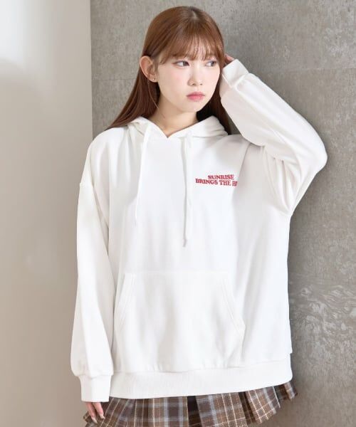 Lovetoxic / ラブトキシック パーカー | 【秒かわトップス】【LTXC】プクプクハートルーズパーカー | 詳細2