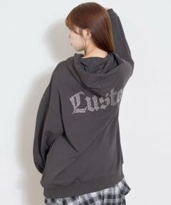 Lovetoxic / ラブトキシック パーカー | 【LTXC】バックラインストーンルーズプルパーカー