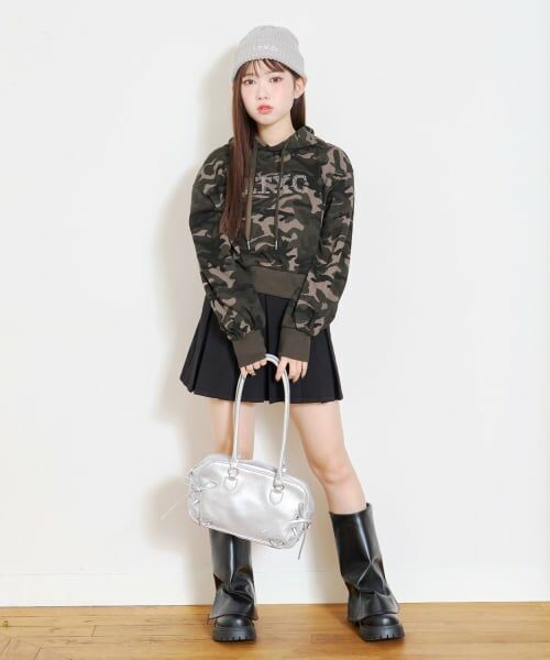 Lovetoxic / ラブトキシック パーカー | 【LTXC】裏シャギークロップドパーカー | 詳細7