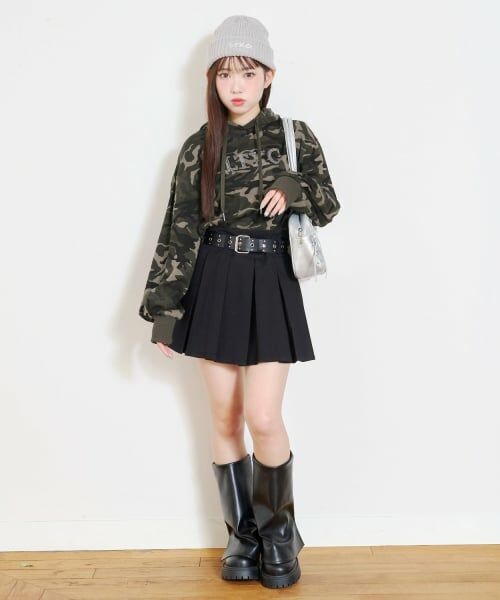 Lovetoxic / ラブトキシック パーカー | 【LTXC】裏シャギークロップドパーカー | 詳細8