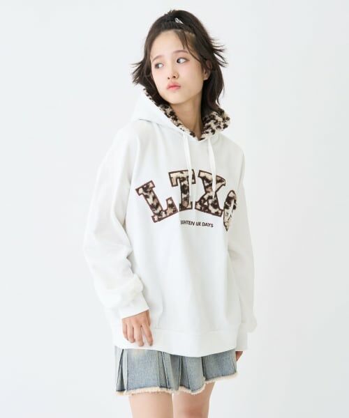 Lovetoxic / ラブトキシック パーカー | 【LTXC】【綿100％】裏起毛ボアロゴパーカー | 詳細2