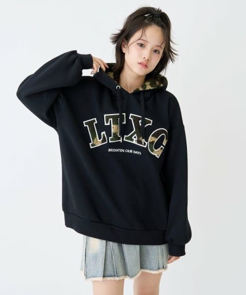 Lovetoxic / ラブトキシック パーカー | 【LTXC】【綿100％】裏起毛ボアロゴパーカー | 詳細6