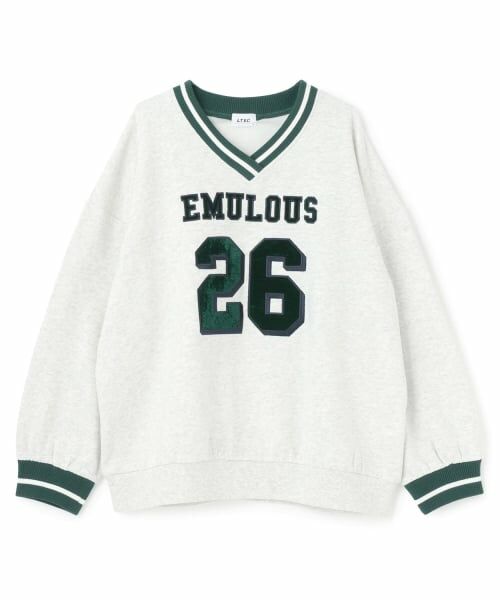 Lovetoxic / ラブトキシック スウェット | 【LTXC】【綿100％】裏起毛ナンバールーズスウェット | 詳細6