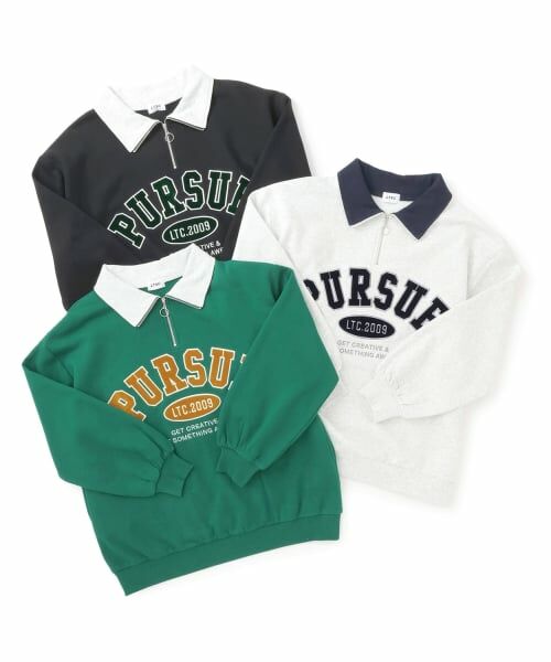 Lovetoxic / ラブトキシック スウェット | 【LTXC】裏起毛ハーフジップスウェット | 詳細5