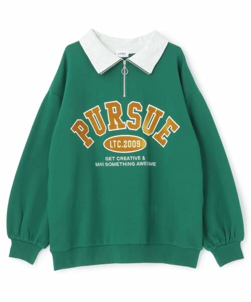 Lovetoxic / ラブトキシック スウェット | 【LTXC】裏起毛ハーフジップスウェット | 詳細7